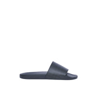 Mules plates à motif London check - Dark Blue