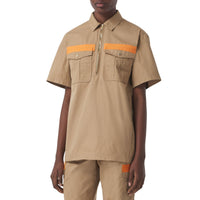 Pantalon cargo court en coton technique - Honey