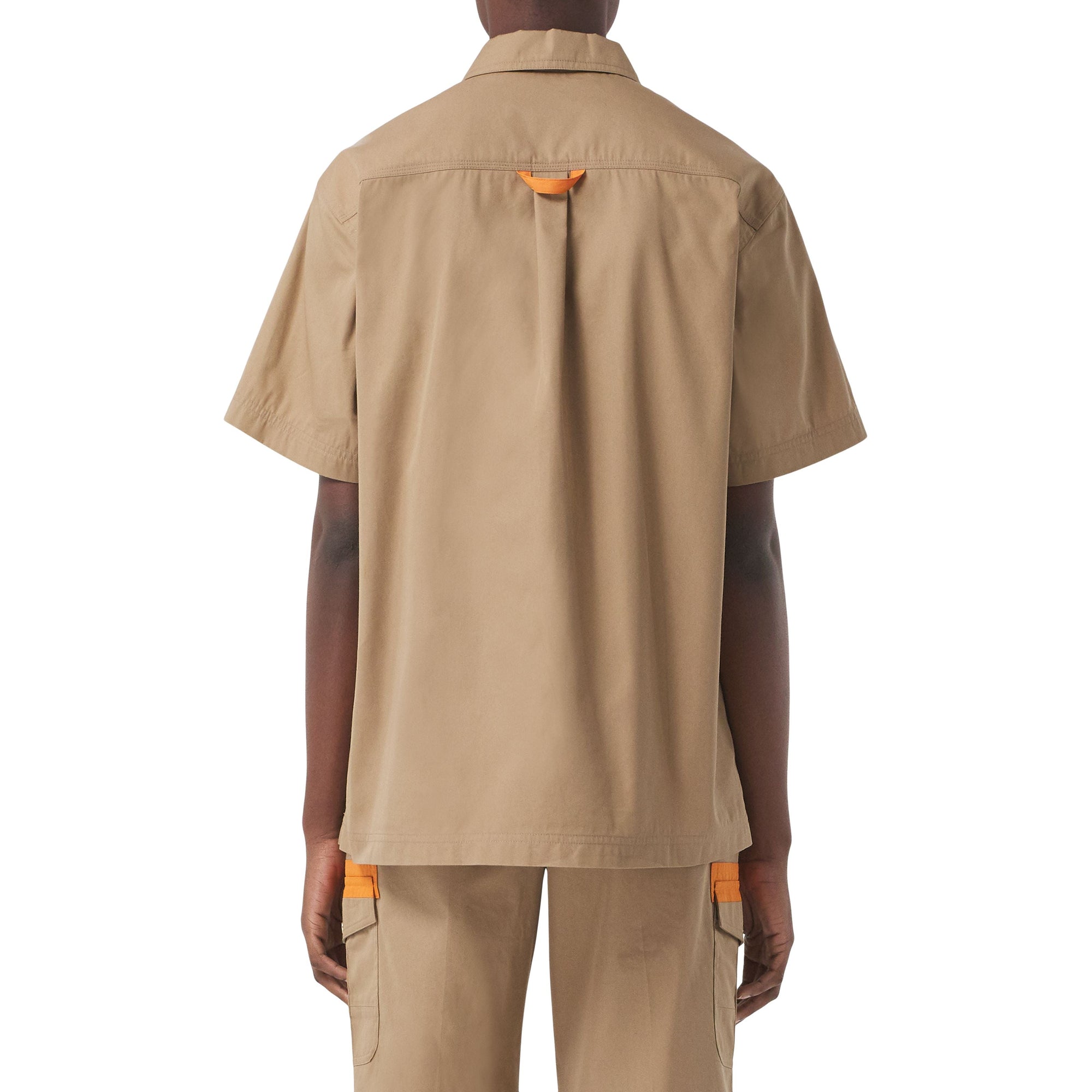 Pantalon cargo court en coton technique - Honey