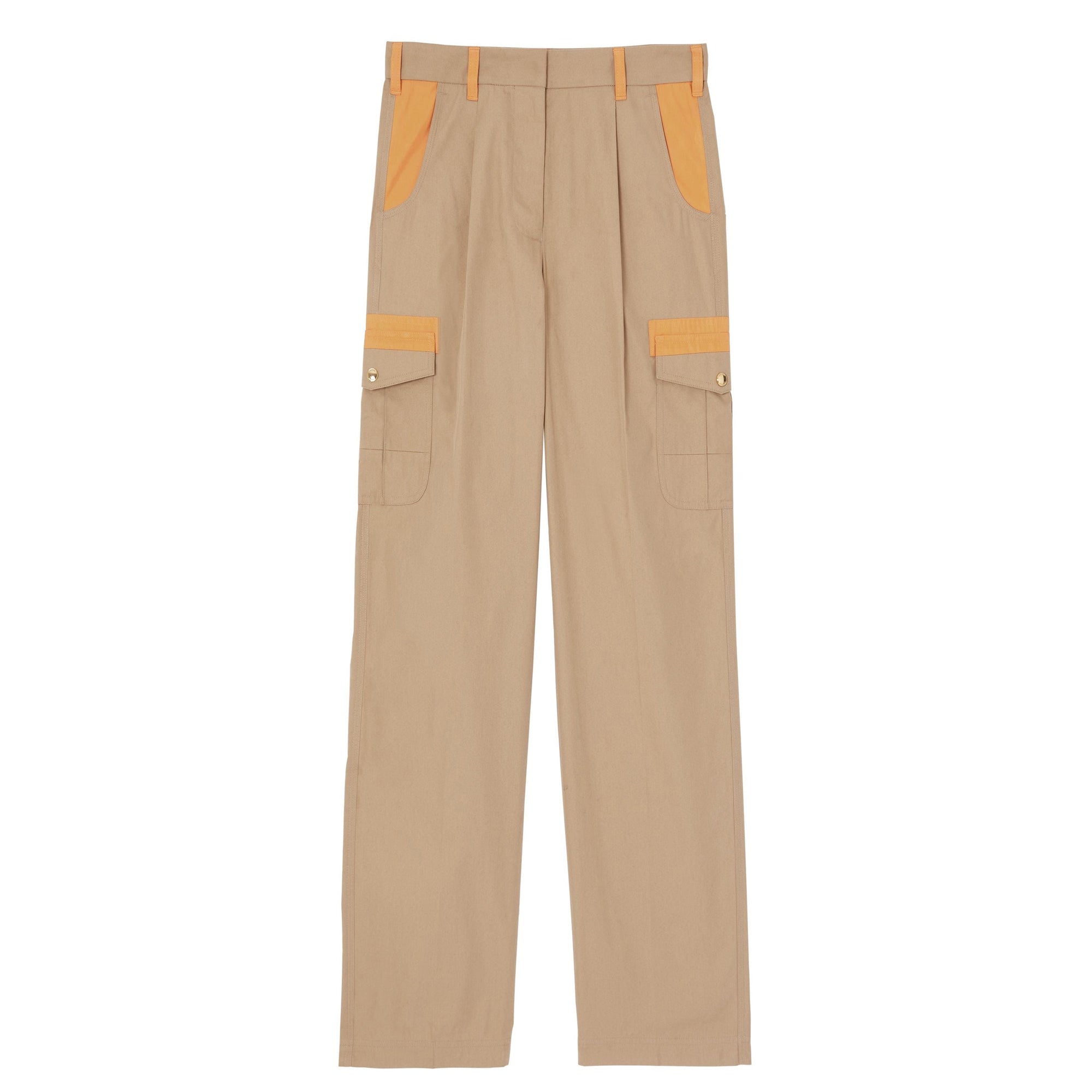 Pantalon cargo court en coton technique - Honey