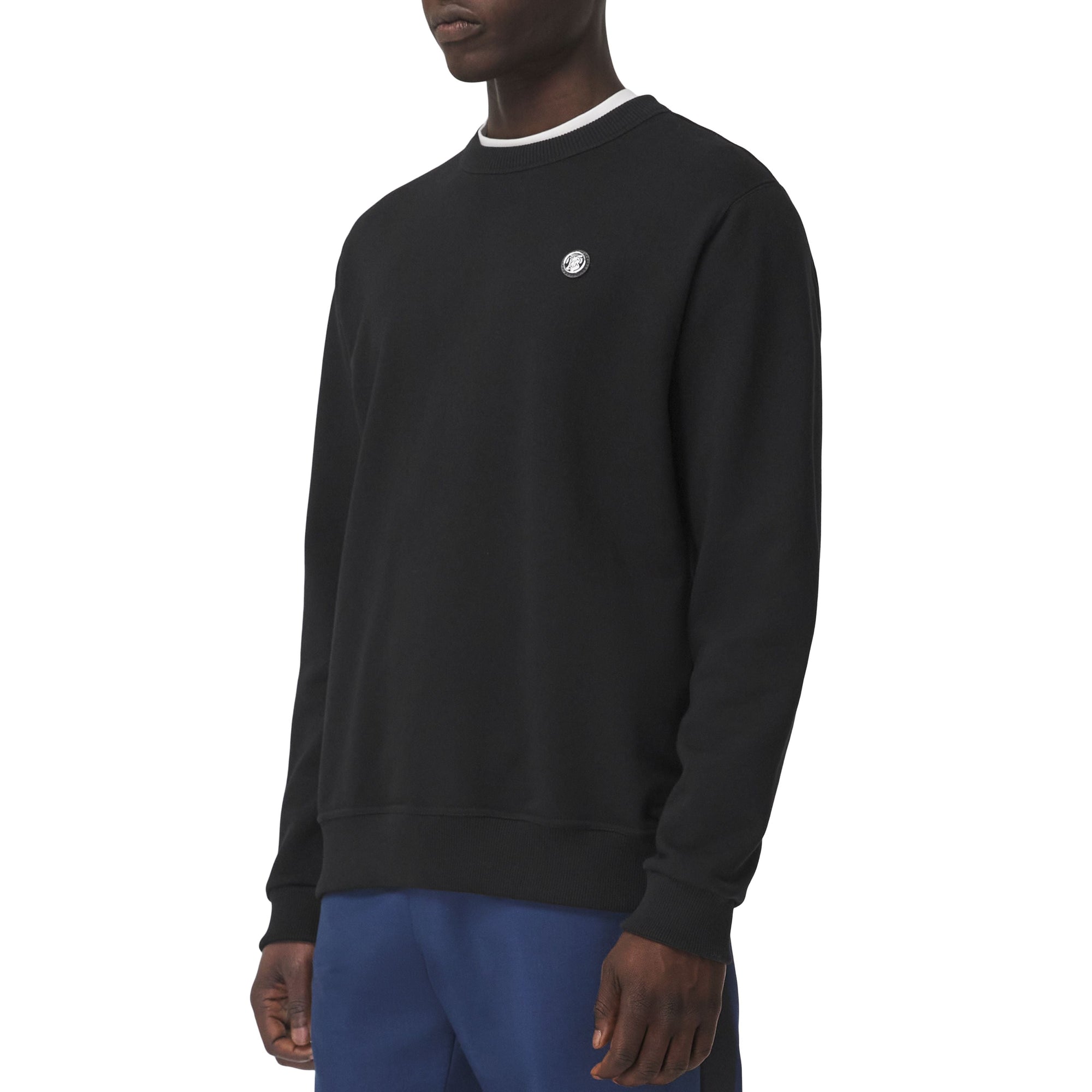 Sweat à motif monogramme - Black