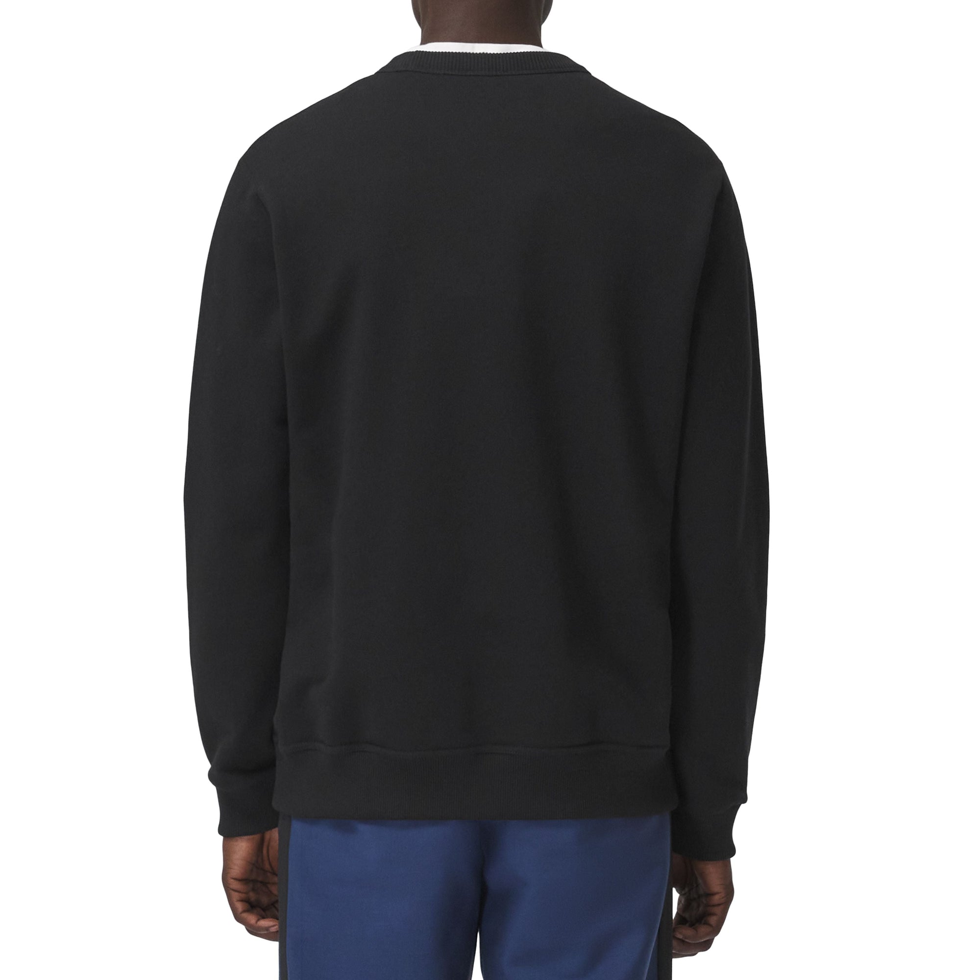 Sweat à motif monogramme - Black