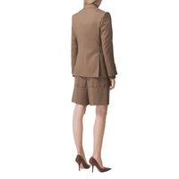 Veste tailleur en laine - Deep Taupe