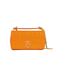 Petit sac Lola en toile de lin et coton Horseferry - Deep Orange