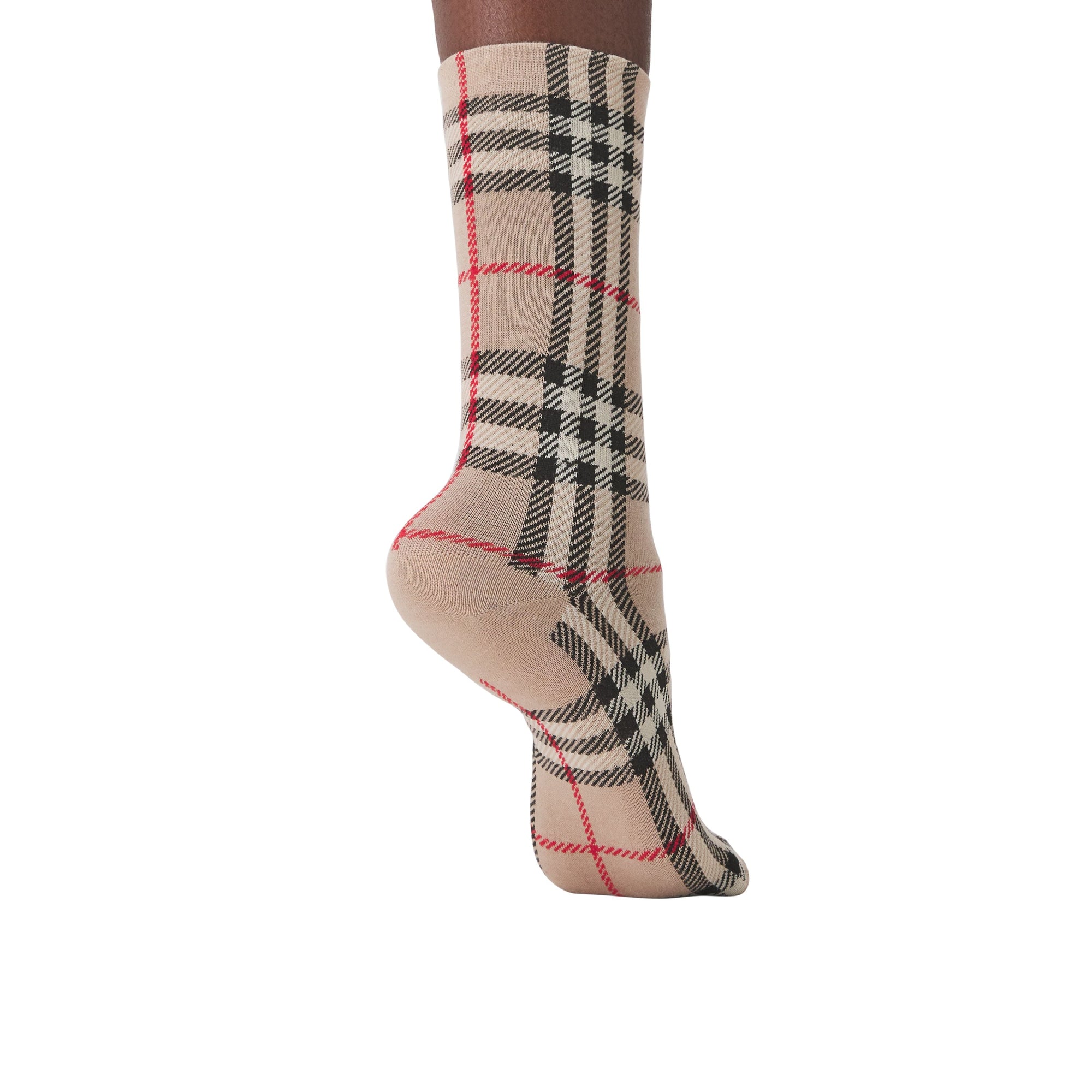 Chaussettes en coton et cachemire mélangés Vintage - Archive Beige