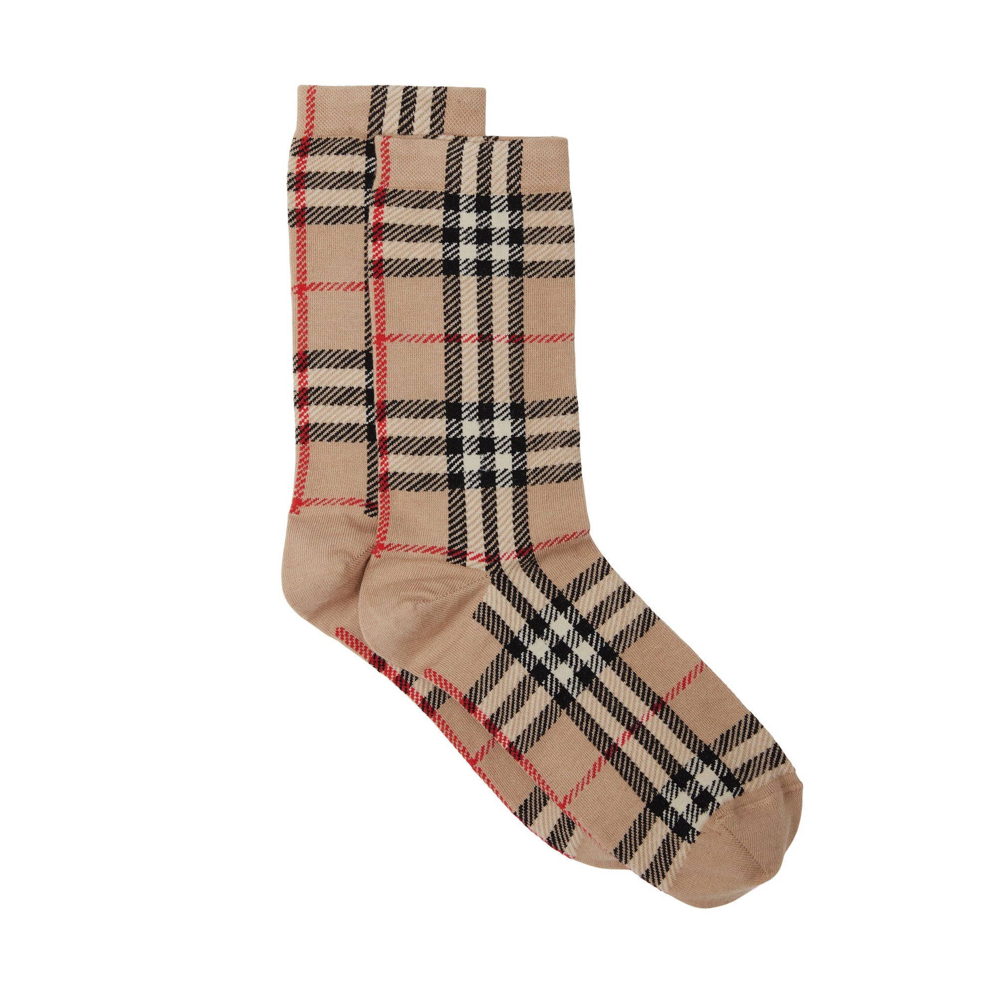 Chaussettes en coton et cachemire mélangés Vintage - Archive Beige