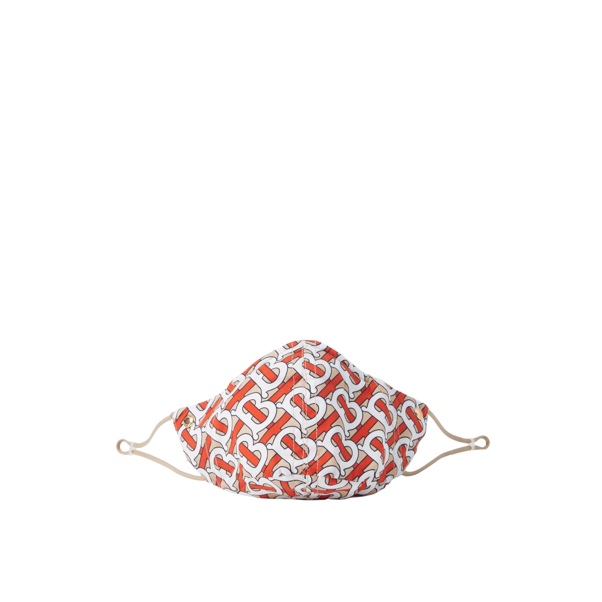 Masque sanitaire à motif monogramme - Vermillion Pattern