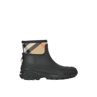Bottes de pluie à motif House check Panel - Black & Archve Beige
