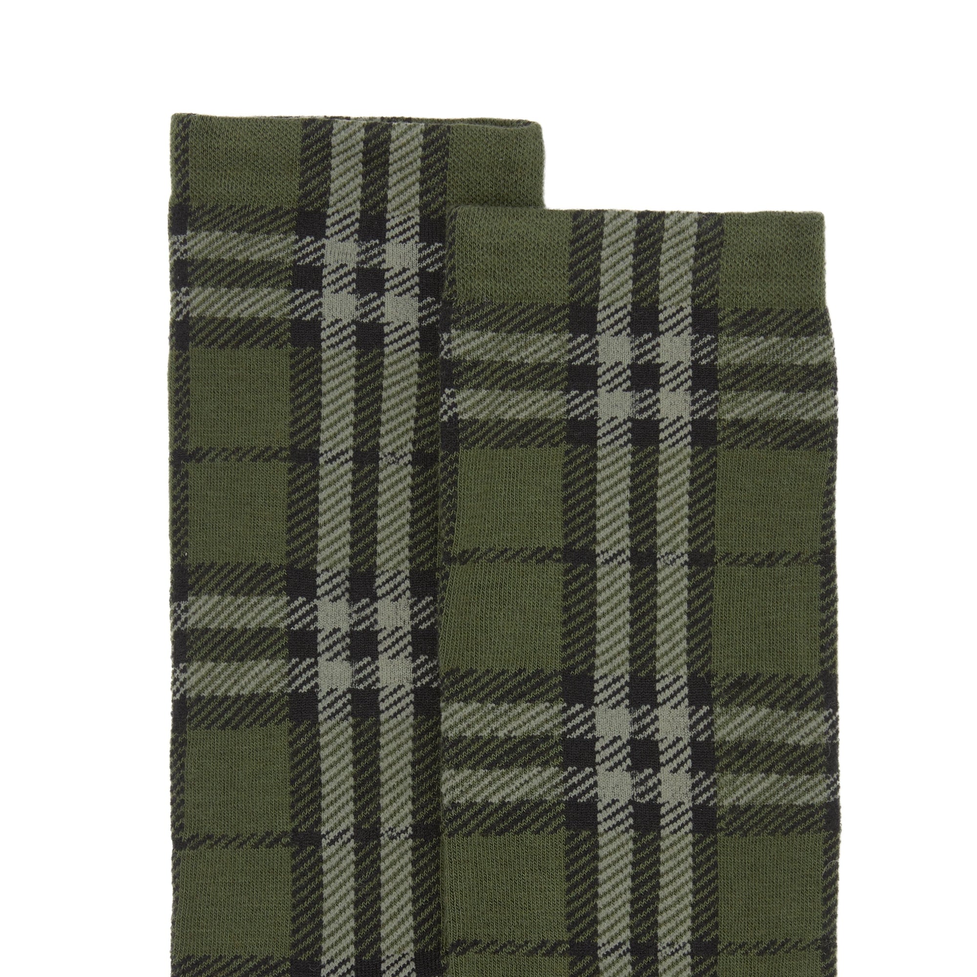 Chaussettes en coton et cachemire mélangés - Military Green