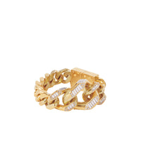 Bracelet à maillons plaqué or avec cristaux - Antique Gold