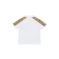 Polo à motif Vintage check - White
