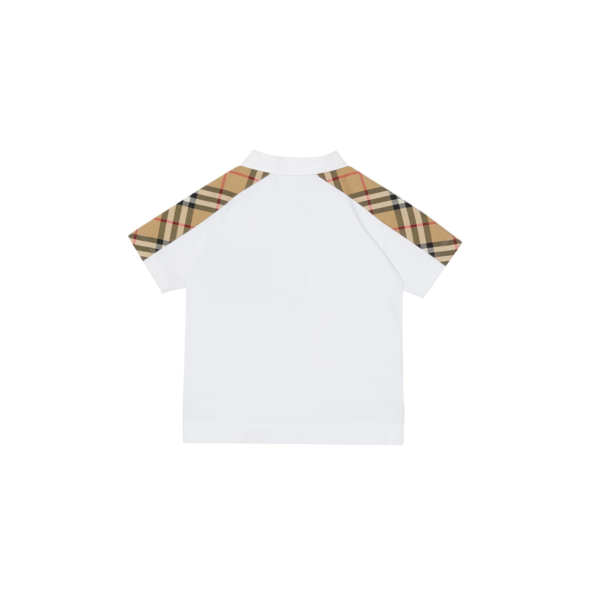 Polo à motif Vintage check - White