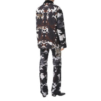 Pantalon cargo à imprimé camouflage - Honey