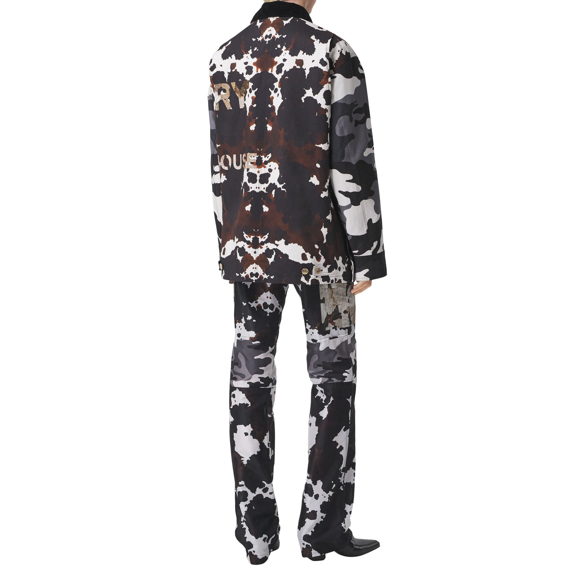 Pantalon cargo à imprimé camouflage - Honey