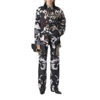 Pantalon cargo à imprimé camouflage - Honey