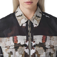 Chemise à manches courtes à imprimé camouflage - Honey