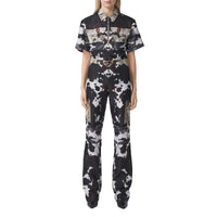 Chemise à manches courtes à imprimé camouflage - Honey