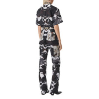 Chemise à manches courtes à imprimé camouflage - Honey