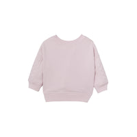 Sweat-shirt en coton matelassé Monogram - Pastel Pink