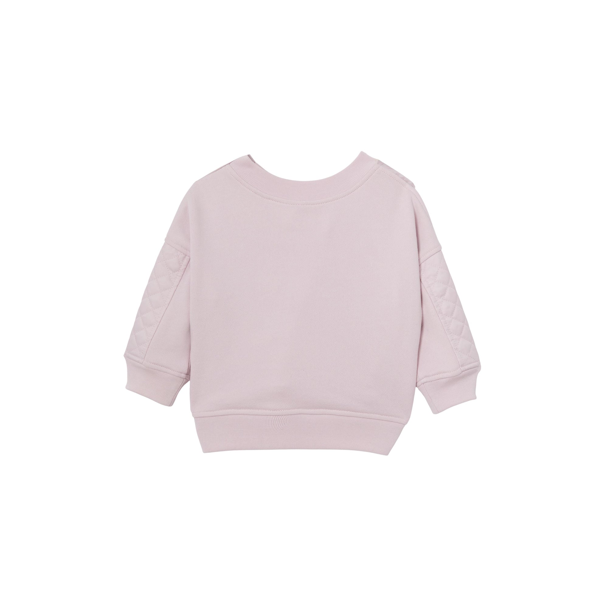 Sweat-shirt en coton matelassé Monogram - Pastel Pink
