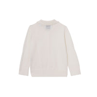 Cardigan en laine Monogram - Natural White