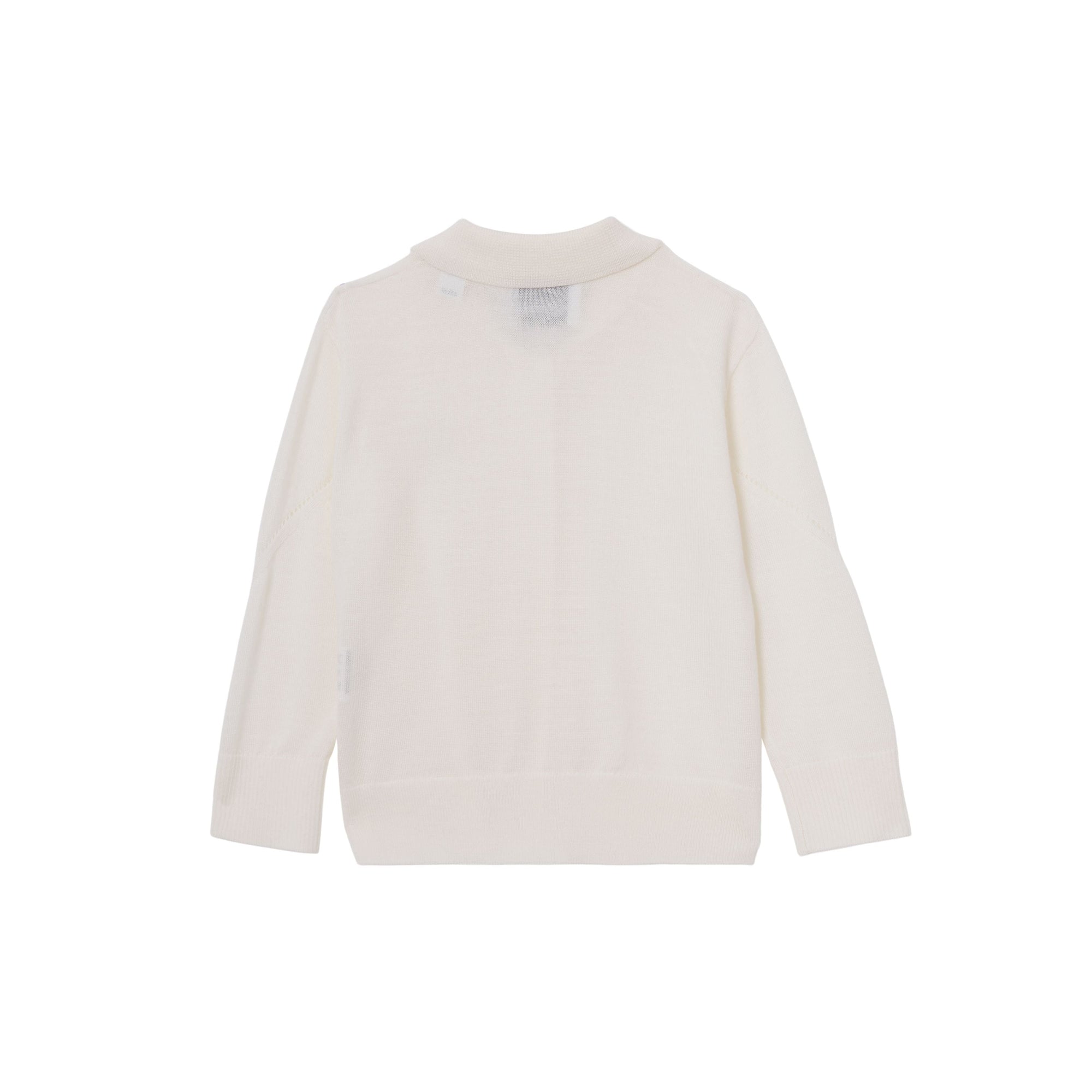 Cardigan en laine Monogram - Natural White