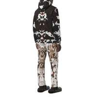 Pantalon cargo à imprimé camouflage - Honey