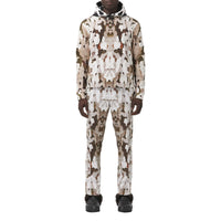 Pantalon cargo à imprimé camouflage - Honey