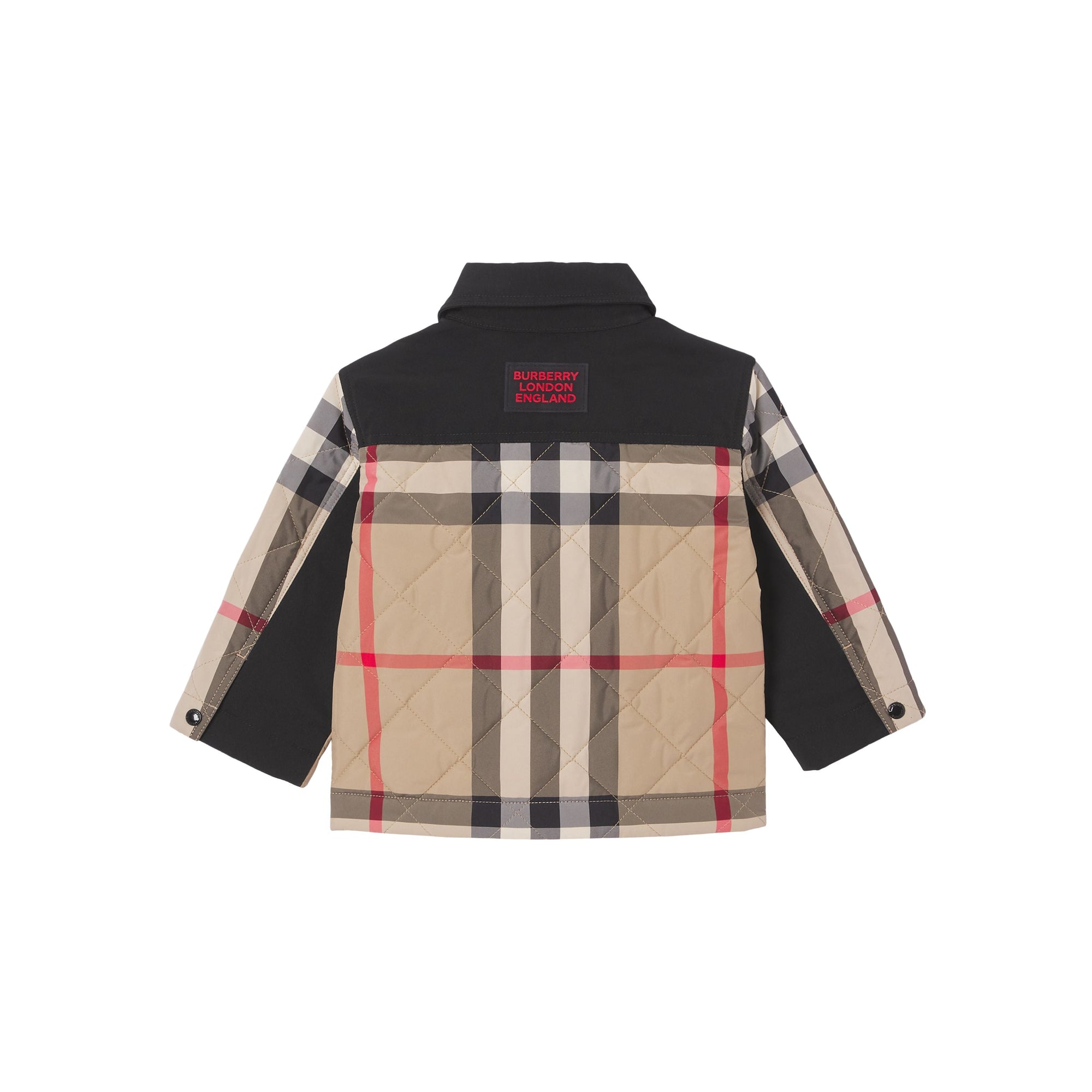 Veste matelassée à logo appliqué - Archive Beige Check