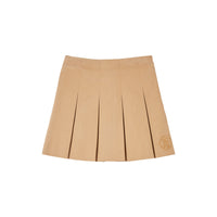 Jupe plissée à motif monogramme - Archive Beige