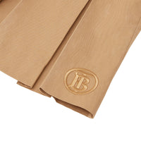 Jupe plissée à motif monogramme - Archive Beige