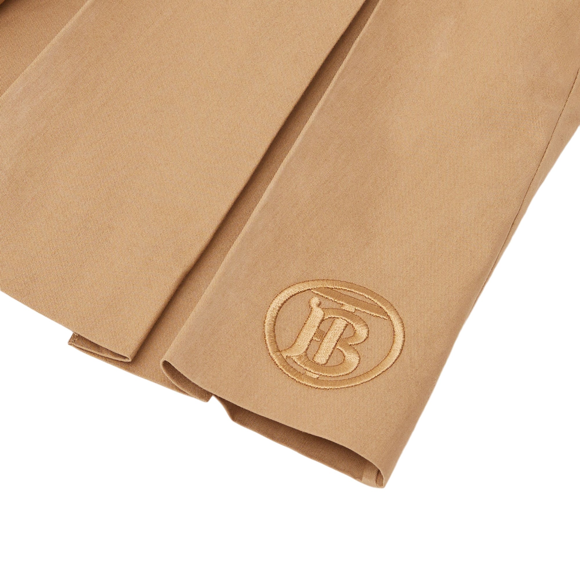 Jupe plissée à motif monogramme - Archive Beige