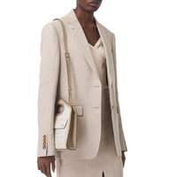 Mini sac Pocket en toile de lin et coton Horseferry - Ecru