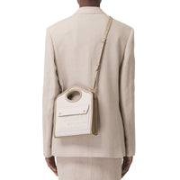Mini sac Pocket en toile de lin et coton Horseferry - Ecru
