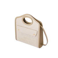 Mini sac Pocket en toile de lin et coton Horseferry - Ecru