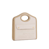 Mini sac Pocket en toile de lin et coton Horseferry - Ecru