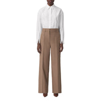 Chemise Oxford oversize en coton avec logo - Optic White