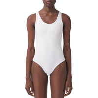Maillot de bain stretch avec logo - White