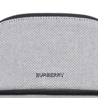 Visière en toile de coton avec poche zippée amovible - Black & White