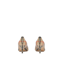 Escarpins à bout pointu en cuir à motif Vintage check - Archive Beige Check