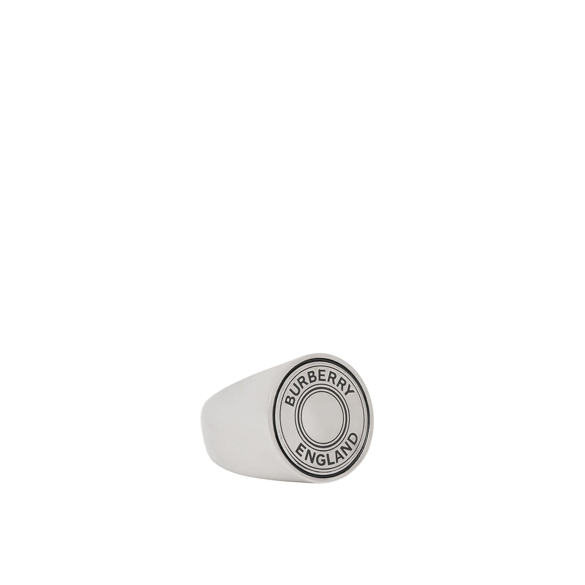Chevalière plaquée à logo - Vintage Silver