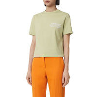 T-shirt en coton avec coordonnées géographiques - Mist Green