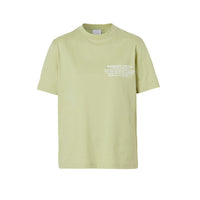 T-shirt en coton avec coordonnées géographiques - Mist Green