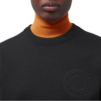 Sweat-shirt oversize en coton avec logo - Black