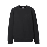 Sweat-shirt oversize en coton avec logo - Black