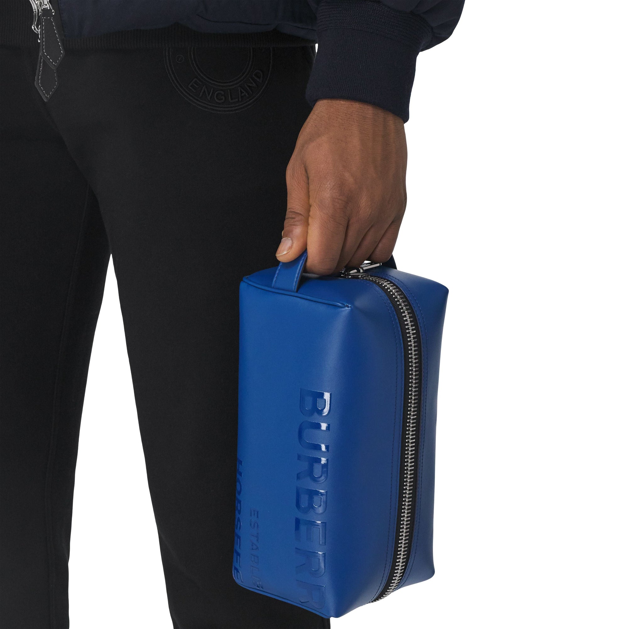 Trousse de voyage en cuir Horseferry - Midnight Navy