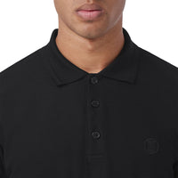 Polo à manches longues à motif Monogram - Black