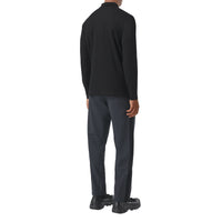 Polo à manches longues à motif Monogram - Black