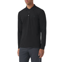 Polo à manches longues à motif Monogram - Black