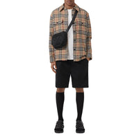 Surchemise en laine et coton à motif Vintage check - Archive Beige Check